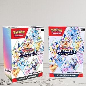 NEW Pokemon Prismatic Evolution Booster Bundle Box Factory Sealed Pokemon Cards